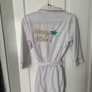 Barely worn terry cloth robe